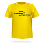 T-Shirt "Gottes schönste Gabe ist der Schwabe" gelb
