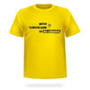 T-Shirt "Gottes schönste Gabe ist der Schwabe" gelb